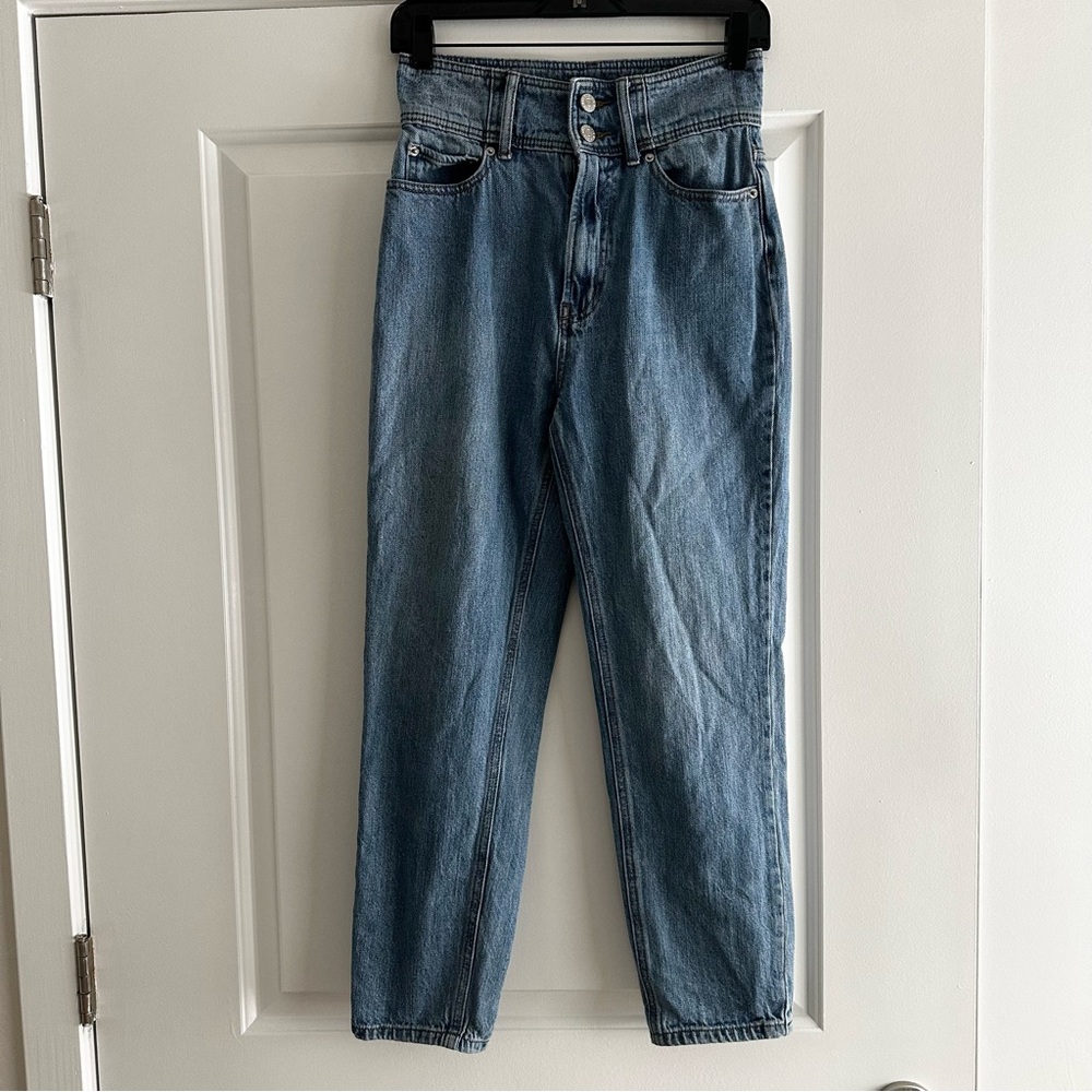 BDG Urban Outfitters High Waisted Classic Blue Mom Jeans